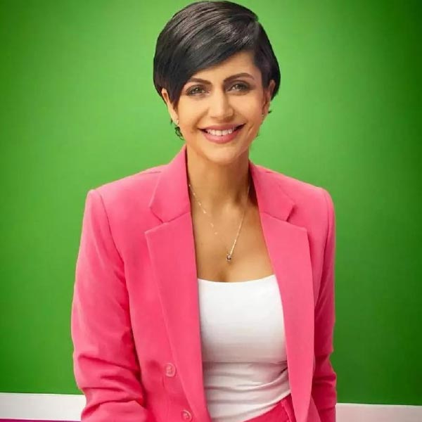 A photograph of Mandira Bedi.