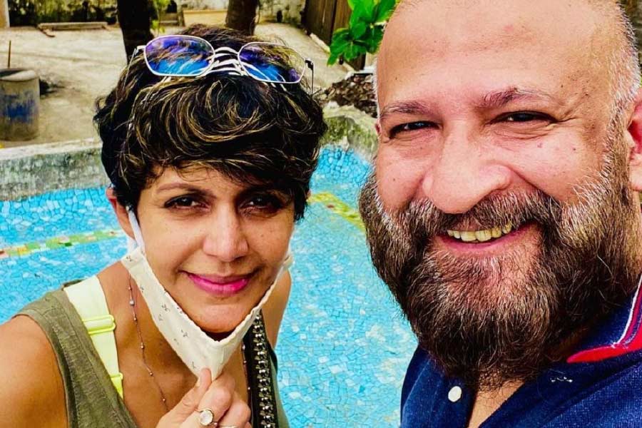 A photograph of Mandira Bedi.