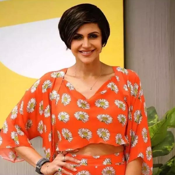 A photograph of Mandira Bedi.