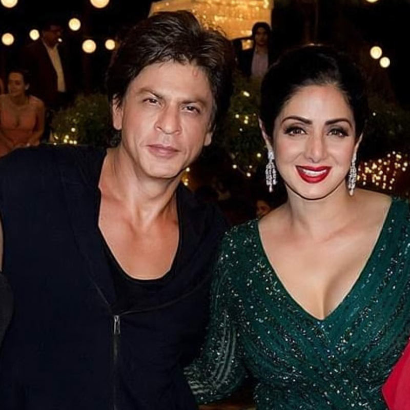 Shah Rukh Khan with Sridevi