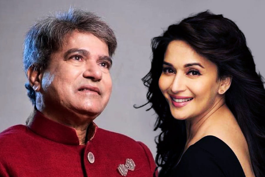 Suresh Wadkar and Madhuri Dixit