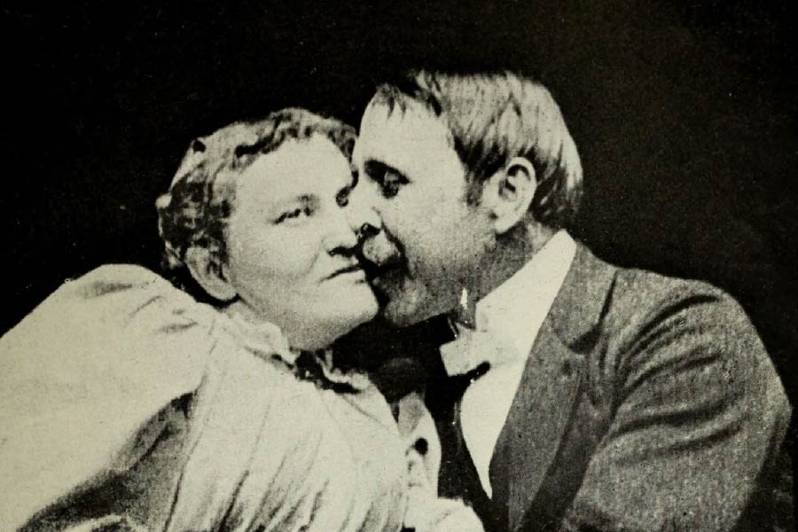 The story behind the first kiss in the history of cinema.