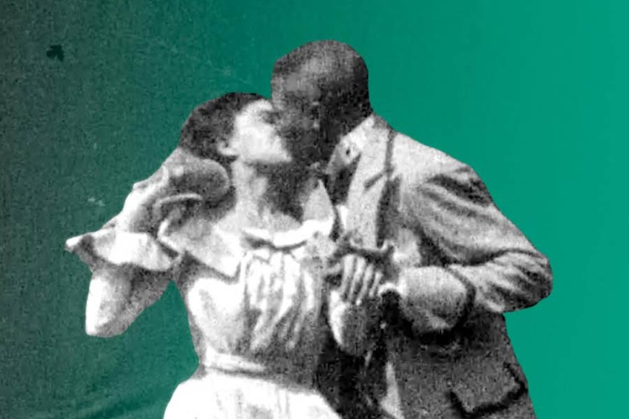 The story behind the first kiss in the history of cinema.