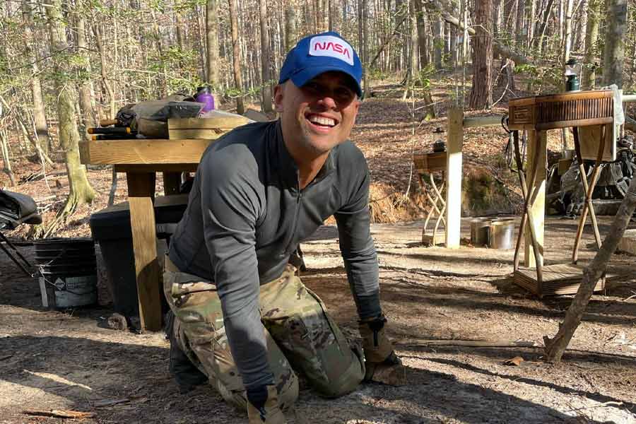 A Photograph of Anil Menon.