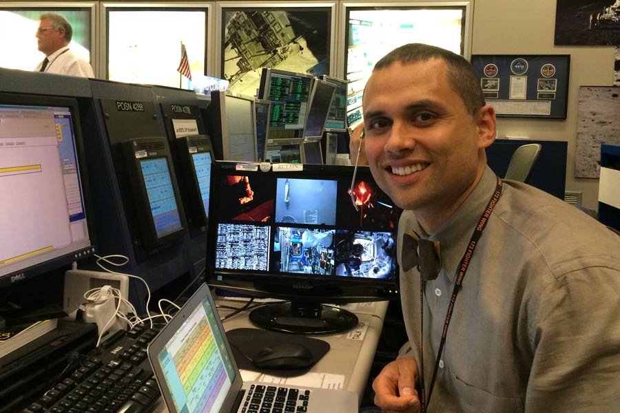 A Photograph of Anil Menon.