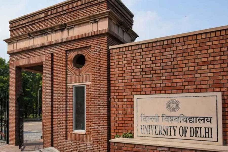 DU Womens hostel students protest against alleged curbs on holi