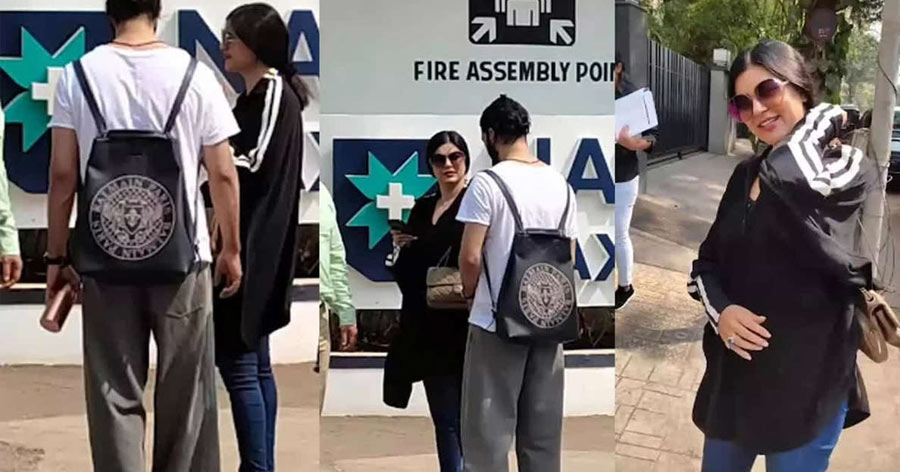 Sushmita Sen spotted with ex-boyfriend Rohman Shawl for a checkup at hospital post heart surgery