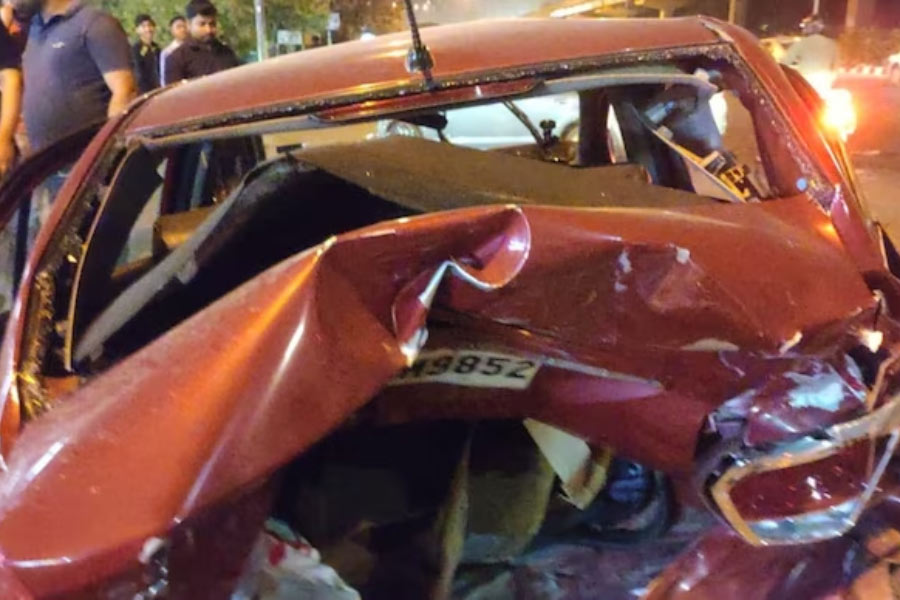 Car Accident in Delhi
