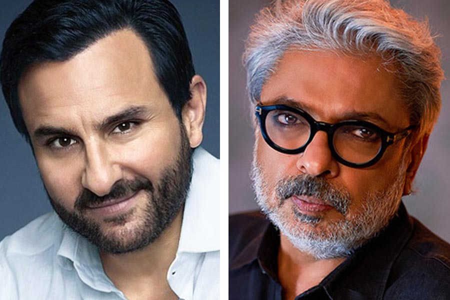 photo of Saif Ali Khan and Sanjay Leela Bhansali