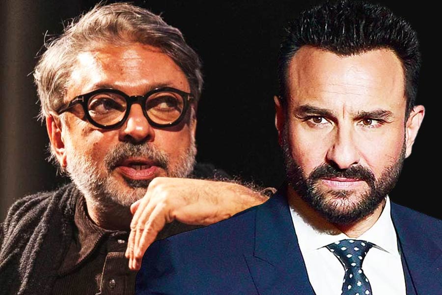 photo of Saif Ali Khan and Sanjay Leela Bhansali
