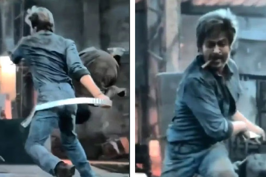 Shah Rukh Khan Fight Scene from jawan movie leaked online