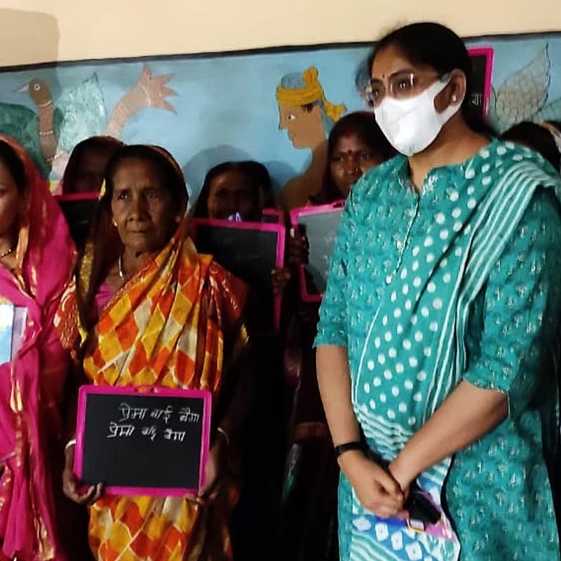 IAS Harshika Singh is trying very hard to spread literacy in Mandla District of Madhya Pradesh.