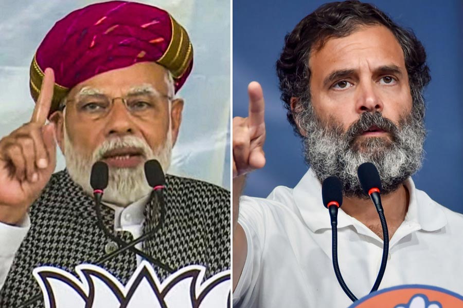 Narendra Modi and Rahul Gandhi.