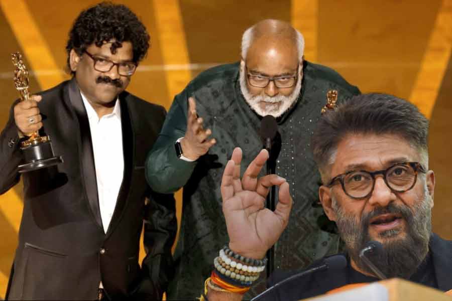 Vivek Agnihotri reacts to Naatu Naatu winning at an Oscars in the Best Original Song category