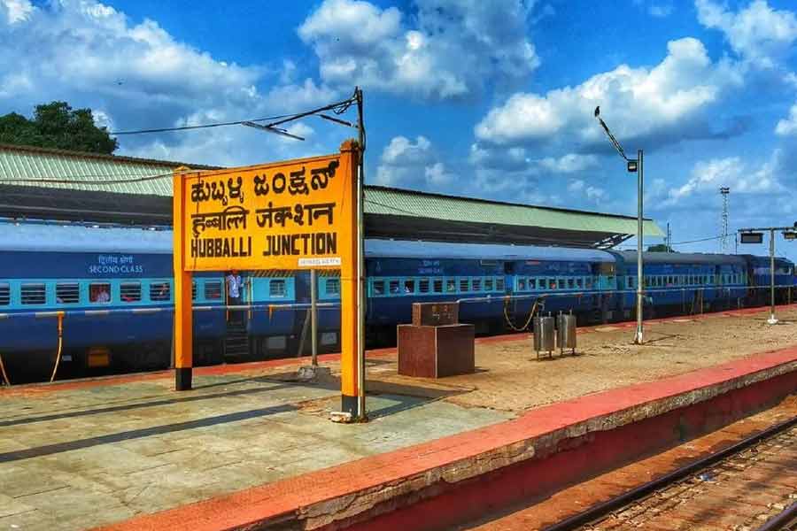 photo of Hubballi station 