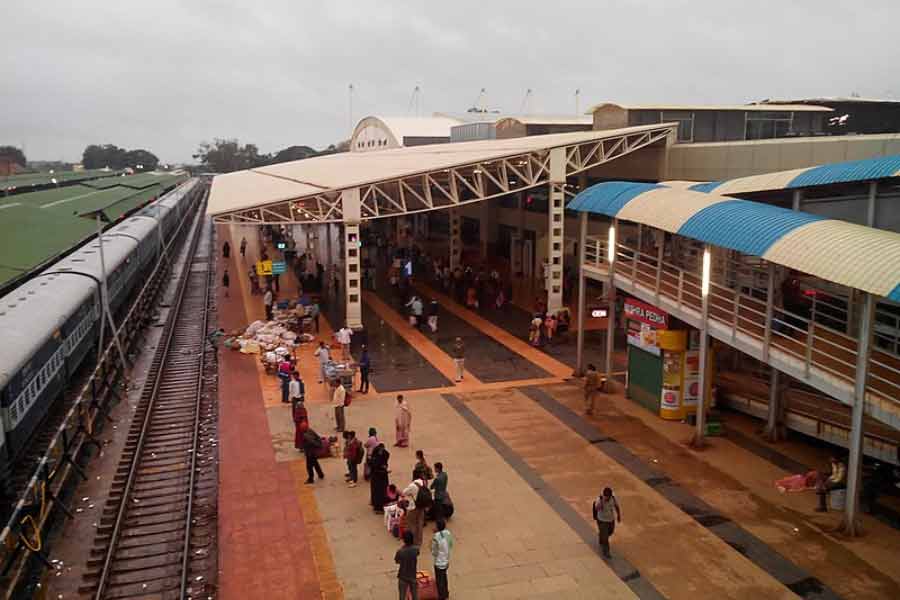 photo of Hubballi station 