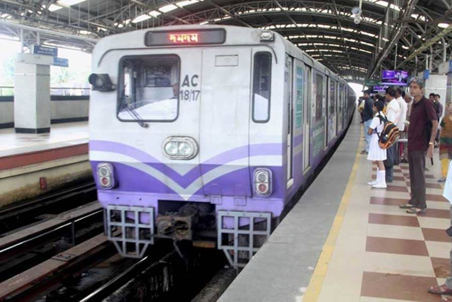 A Photograph of Kolkata Metro