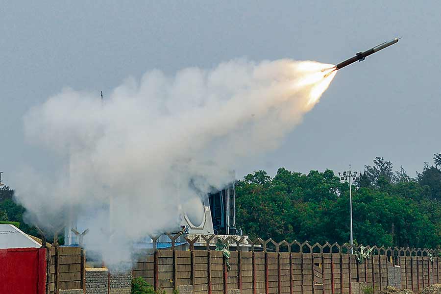 DRDO successfully test fired Very Short Range Air Defence System (VSHORADS) missile