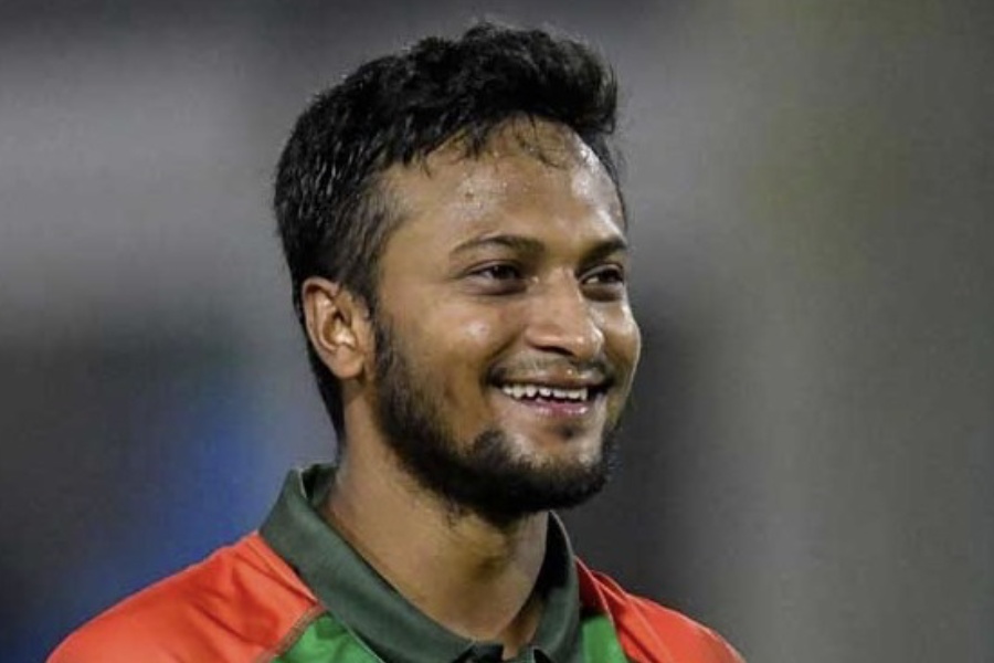 Picture of Bangladeshi cricketer Shakib al Hasan