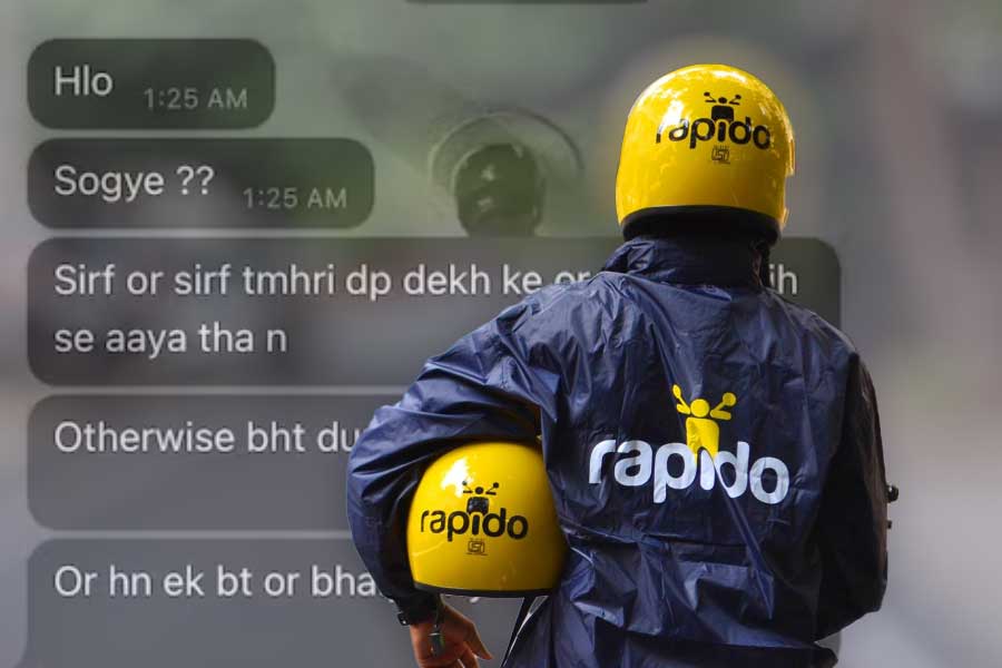 Rapido Driver harasses woman by sending unpleasant text, Company assured of taking strict action.