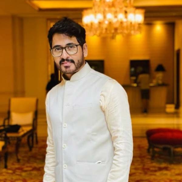 A photograph of Actor Hiran Chatterjee.