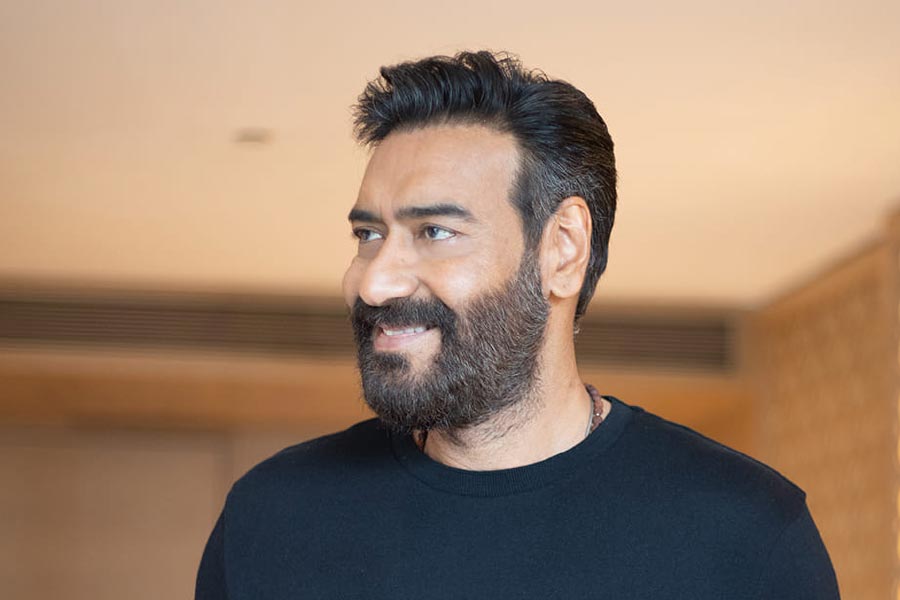 Ajay Devgn gave the wittiest reply when asked about son Yug’s launch in Bollywood.