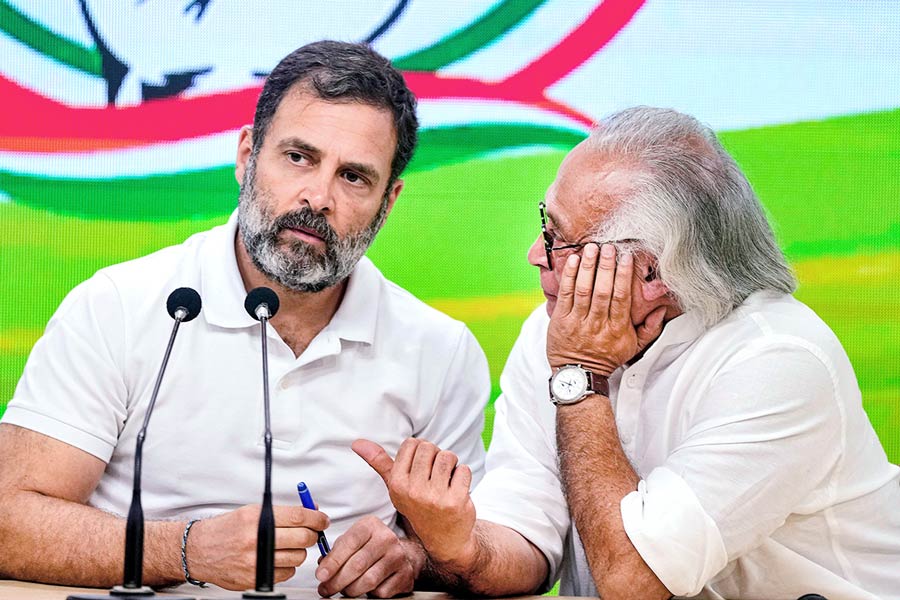 rahul gandhi and jairam ramesh.