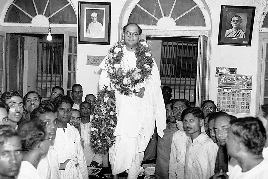 When Netaji Subhas Chandra Bose was elected as the President of Indian national Congress