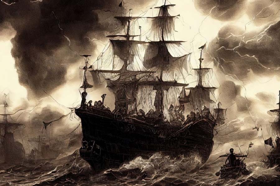 Mystery Of Ghost Ship Mary Celeste Full Of Food But Nobody Onboard Found In The Middle Of Atlantic Ocean