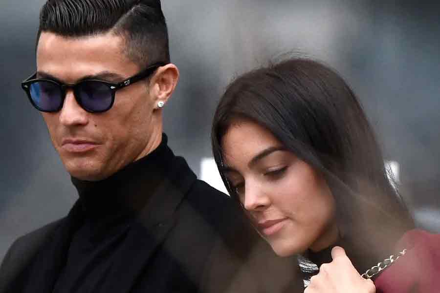 Cristiano Ronaldo with girlfriend Gerogina