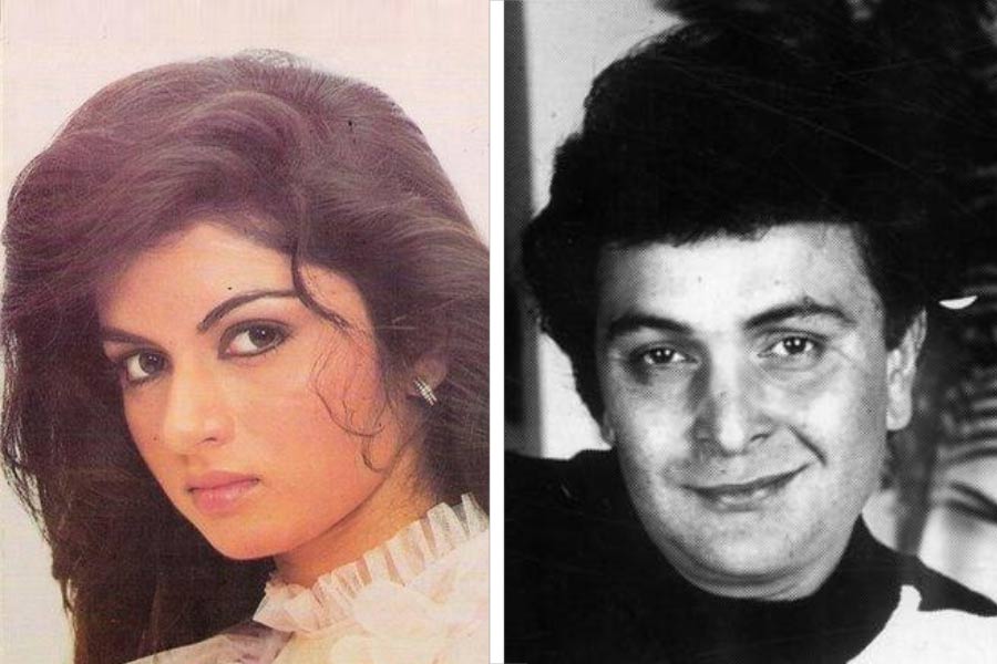 Bhagyashree  and Rishi Kapoor