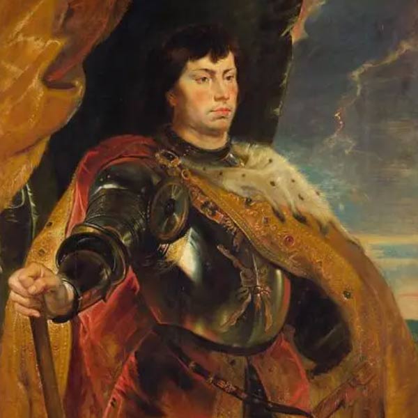 ইতিহাসবিদদের মতে, ফ্লোরেন্টাইন হিরে প্রথম দেখা যায় ডিউক অফ বার্গান্ডি চার্লস দ্য বোল্ডের মুকুটে। গয়না নির্মাতা লোডেউইক ভ্যান বার্কেন এই হিরে কেটে রাজার মুকুটে বসিয়েছিলেন।