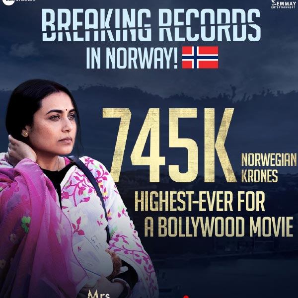 বলিউড ছবি হিসাবেও নতুন মানদণ্ড স্থাপন করেছে অসীমা ছিব্বর পরিচালিত ‘মিসেস চ্যাটার্জি ভার্সেস নরওয়ে’। 