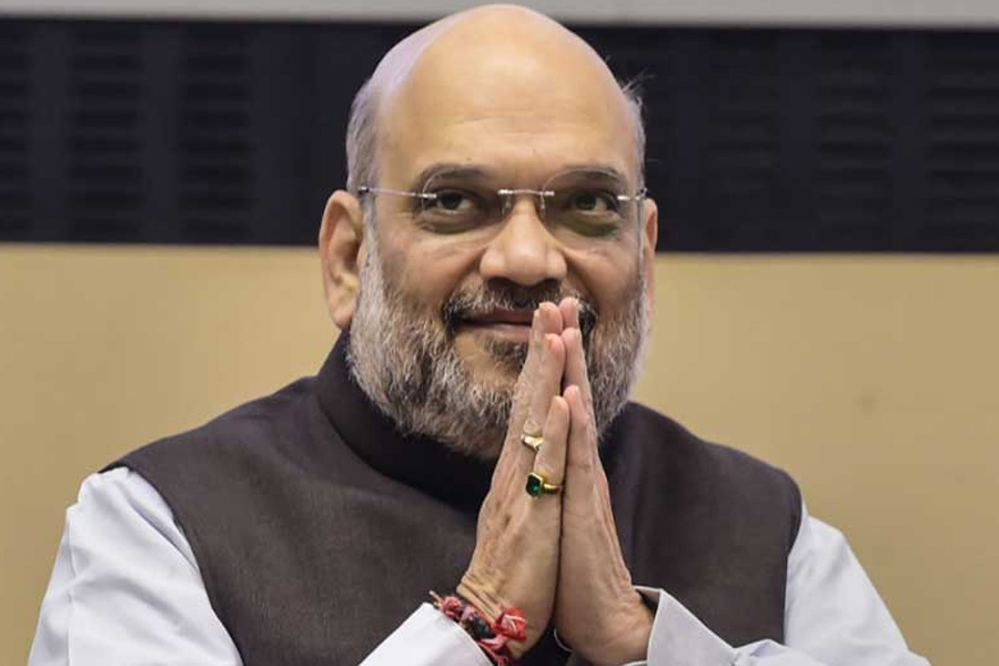 A Photograph of Union Home Minister Amit Shah