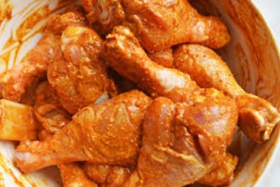 image of chicken marination