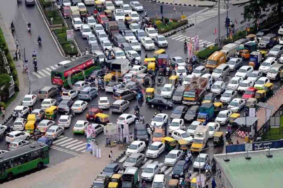 Symbolic image of Traffic jam 