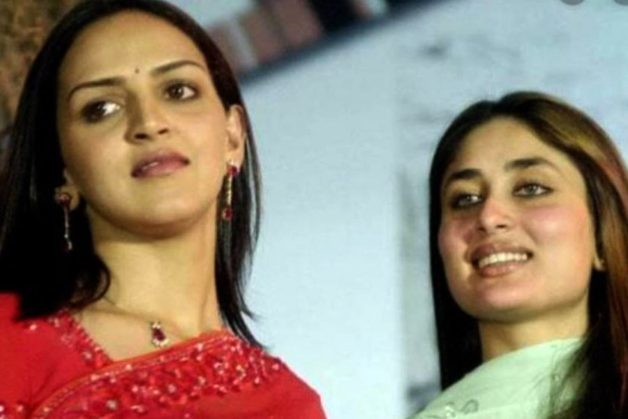 photo of Kareena Kapoor Khan and Esha Deol.