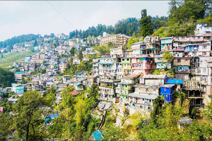 Houses and Hotels in Darjeeling.