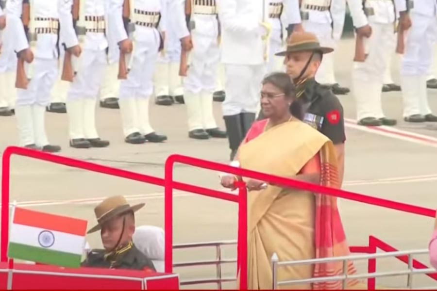 A Photograph of Indian President Droupadi Murmu.