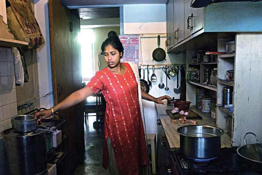 A Photograph representing house hold chores