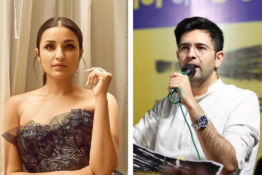 Apart from politics, Bollywood actress Parineeti Chopra’s finace, AAP leader Raghav Chadha has tried his hands at modelling as well.