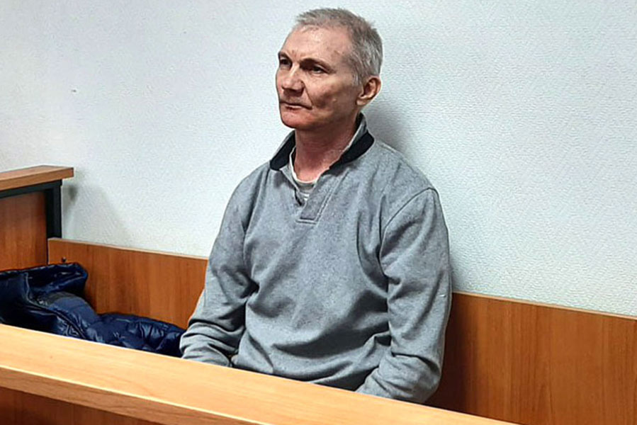 Alexei Moskalev in court.