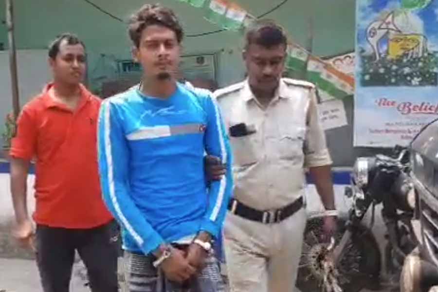 One young man arrested over the charge of threatening TMC MLA Saokat Molla