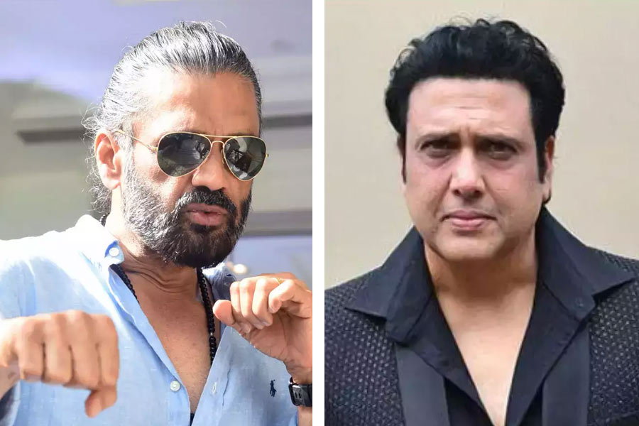 Govinda and Sunil Shetty