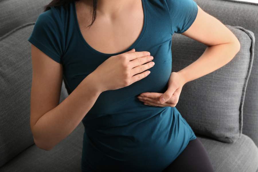 What’s causing a sharp pain in breast