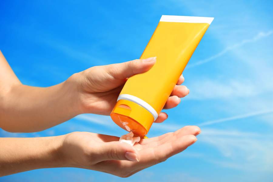 symbolic image of sunscreen