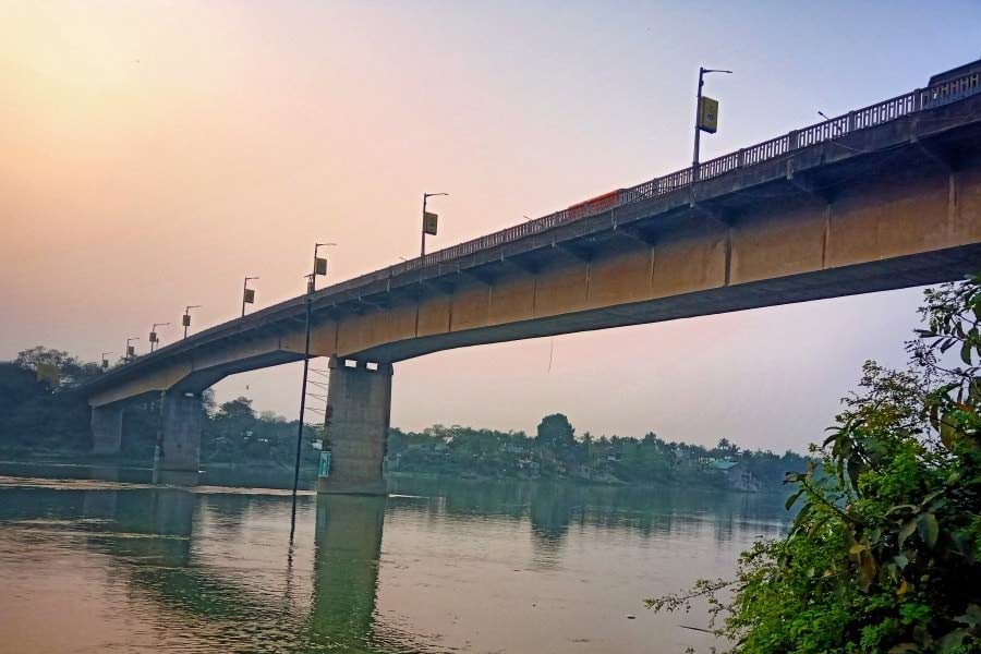 A photograph of Bhagirathi Bridge