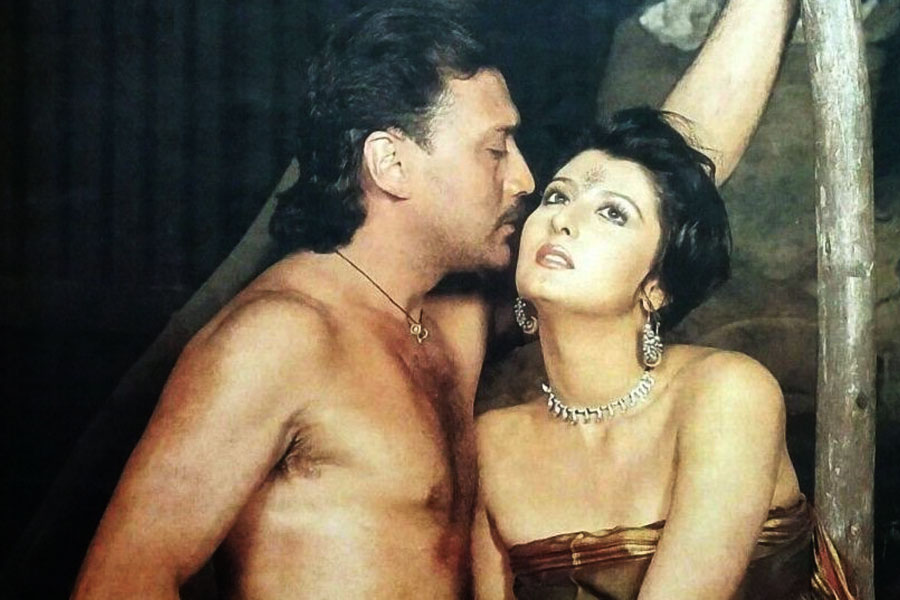 Sangeeta Bijlani with Jackie Shroff
