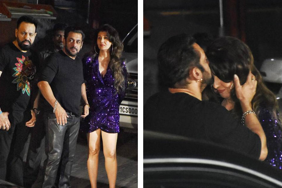 Sangeeta Bijlani  with Salman Khan