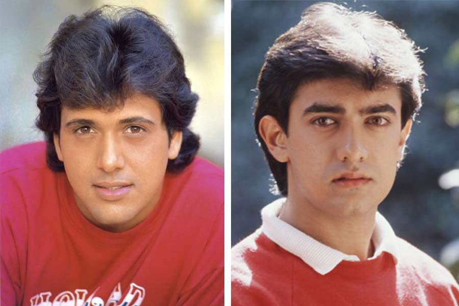 Govinda and Aamir Khan